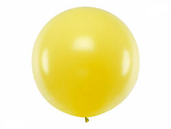 PartyDeco Gömb latex Jumbo lufi 1m - sárga