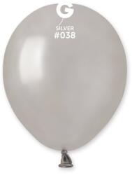 Gemar Metál ezüst lufi 13 cm 100 db