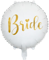 PartyDeco Fólia lufi Bride - arany 45 cm