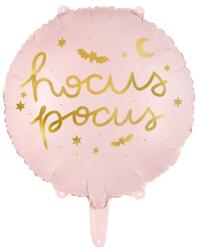 PartyDeco Fólia lufi - Hocus Pocus rózsaszín 45 cm