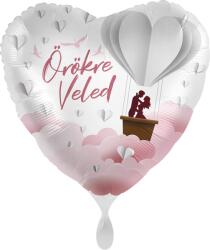 Premioloon Fólia lufi szív - Örökre Veled