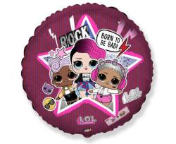 Flexmetal Fólia lufi - LOL, Born to be Bad, 48 cm