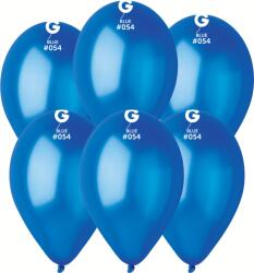 Gemar Metál kék lufi 26 cm 100 db