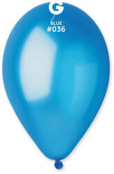 Gemar Karibi kék metál lufi 26 cm 100 db
