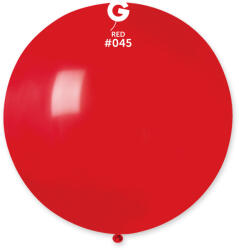Gemar Gömb pasztell lufi 80 cm - piros 25 db