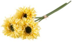 Chaks Művirág kötet - Gerbera sárga 25 cm