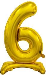 Godan Talpas álló fólia lufi 6-os arany 74 cm