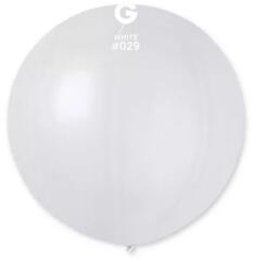 Gemar Fehér metál lufi 80 cm