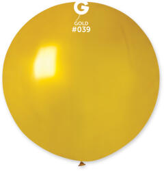 Gemar Gömb metál lufi 80 cm - arany 50 db
