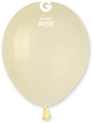 Gemar Pasztell elefántcsont színű lufi 13 cm