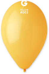 Gemar Pasztell sötét sárga lufi 26 cm