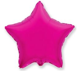Flexmetal Fólia léggömb csillag sötét rózsaszín 46 cm