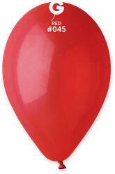 Gemar Pasztell piros lufi 26 cm - heliumking - 40 Ft