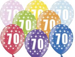 PartyDeco Születésnapi számos lufi 70