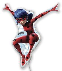 Flexmetal Mini fólia lufi - Katicabogár (Miraculous) 30 cm