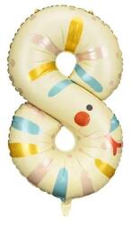 PartyDeco Fólia lufi - 8 - as szám, Kígyó