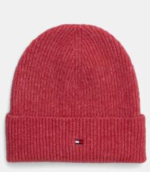 Tommy Hilfiger sapka gyapjú keverékből vékony, rózsaszín, AW0AW16633 - rózsaszín Univerzális méret - answear - 14 990 Ft