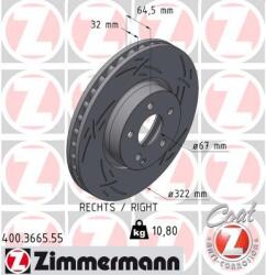 ZIMMERMANN Disc frana ZIMMERMANN 400.3664. 55