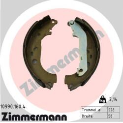 ZIMMERMANN Set saboti frana ZIMMERMANN 10990.160. 4 - automobilus