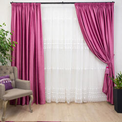 Hiko Set 2 draperii Hiko Comfy catifea flamingo pink, cu rejansa - hiko - 236,80 RON