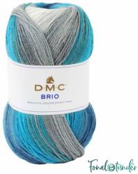 DMC Brio 424 - Türkiztől Szürkéig - színes fonal