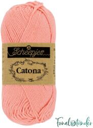 Scheepjes Catona 264 Light Coral - korall színű pamut fonal - 50gramm