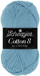 Scheepjes Cotton8 - 711 - hűvös kék pamut fonal