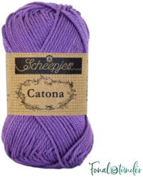 Scheepjes Catona 113 Delphinium - lila színű pamut fonal