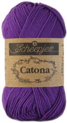 Scheepjes Catona 521 Deep Violet - mély lila színű pamut fonal