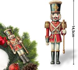  Nyomtatott dekorkarton - Diótörő rövidszakáll 14, 5cm - kosarbolt