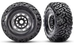 Traxxas колело 2.2/3.2", джанта черен/полуматов beadlock, гума Maxx Slash belted (чифт)