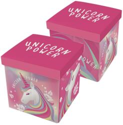  Unikornis Power játéktároló 30×30×30 cm (ADX50906ZK) - szukits