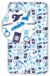  Police, Rendőr gumis lepedő 90x200 cm (BRM009646)