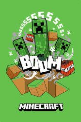  Minecraft Boom Creeper szuper puha polár takaró 100*150cm