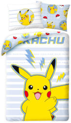 Pokémon Thunderbolt ágyneműhuzat 140×200cm, 70×90 cm - szukits
