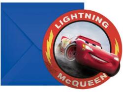  Disney Verdák Arena Race Party Meghívó 6 db-os (PNN89472)