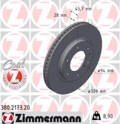 ZIMMERMANN Disc frana ZIMMERMANN COAT Z 380.2173. 20 (380.2173.20)