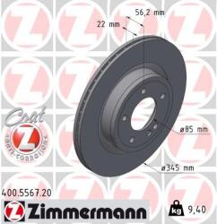 ZIMMERMANN Disc frana ZIMMERMANN COAT Z 400.5567. 20 (400.5567.20)