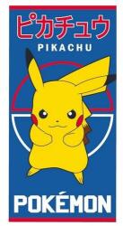 4home Prosop pentru copii Pokémon Pikachu Atac fulgerător, 70 x 140 cm Prosop