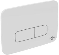 Ideal Standard Placa de actionare Ideal Standard Oleas R0123AC, dubla, orizontala, 241 x 165 mm, ABS, lucios, alb (R0123AC)