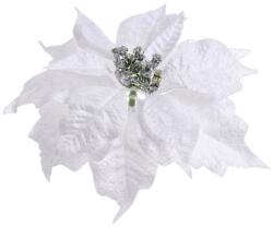  Craciunita artificiala+clips pentru aranjamente florale (3877)