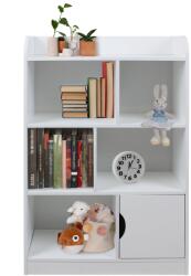 Ginger Home Детска етажерка с 4 нива Ginger Home - Бяла (TF5473)