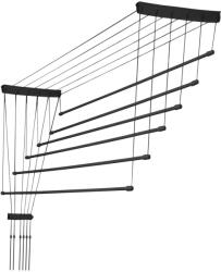Sepio Fregoli, mennyezeti ruhaszárító 140 cm (fekete) (K5042) Ruhaszárító