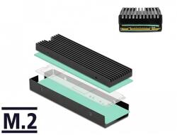 Delock Hűtőborda M. 2 SSD 2280-hoz, fekete (18353)