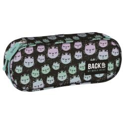 DERFORM BackUp - Colour Kitty cicás ovális tolltartó