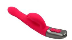  Csiklókaros G-pont vibrátor tölthető Titanz 8.5" silicone rechargeable vibrator in pink