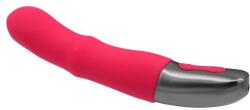  G-pontos, tolófunkciós vibrátor Titanz 7" silicone rechargeable vibrator in pink