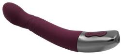  G-pontos vibrátor Titanz 8" silicone rechargeable vibrator in rubine red