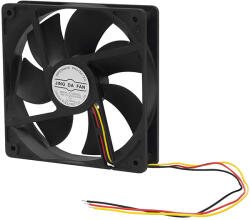 Jing Da Fan PC ventilátor 120x25 12V 1225D12 1225D12 csúszó golyóscsapággyal (85-123)