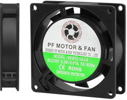 Jing Da Fan PC ventilátor 80x25mm 230V TERMINAL (85-810)